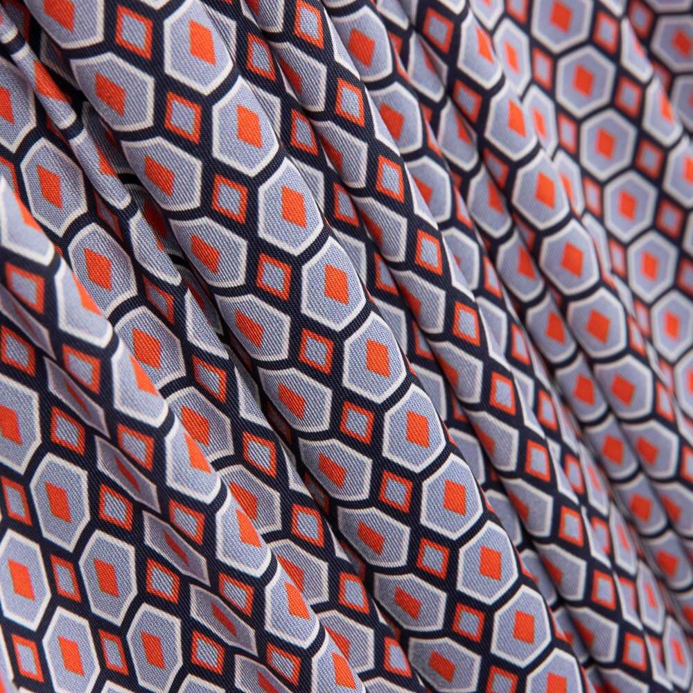 Maille Géo Lycra Mauve - Ribes y Casals