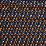 Viscose Imprimé Mini Géo Orange - Ribes y Casals