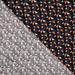 Viscose Imprimé Mini Géo Orange - Ribes y Casals