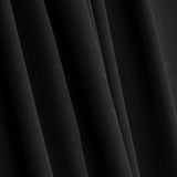 Tissu Georgette en Polyester Atenea Noir - Ribes y Casals