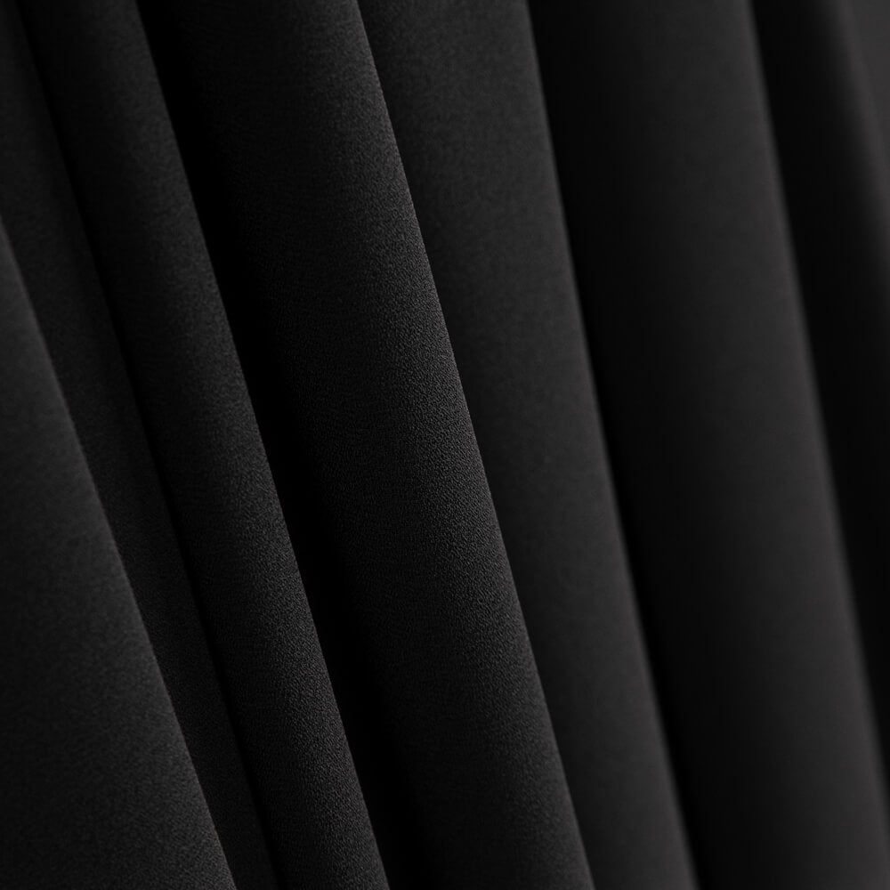 Chutes de georgette en polyester Gala noir - Différentes dimensions x largeur de 150 cm - Ribes y Casals