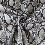 Georgette Animal Print Serpent Cuivre - Ribes y Casals