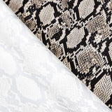 Georgette Animal Print Serpent Cuivre - Ribes y Casals