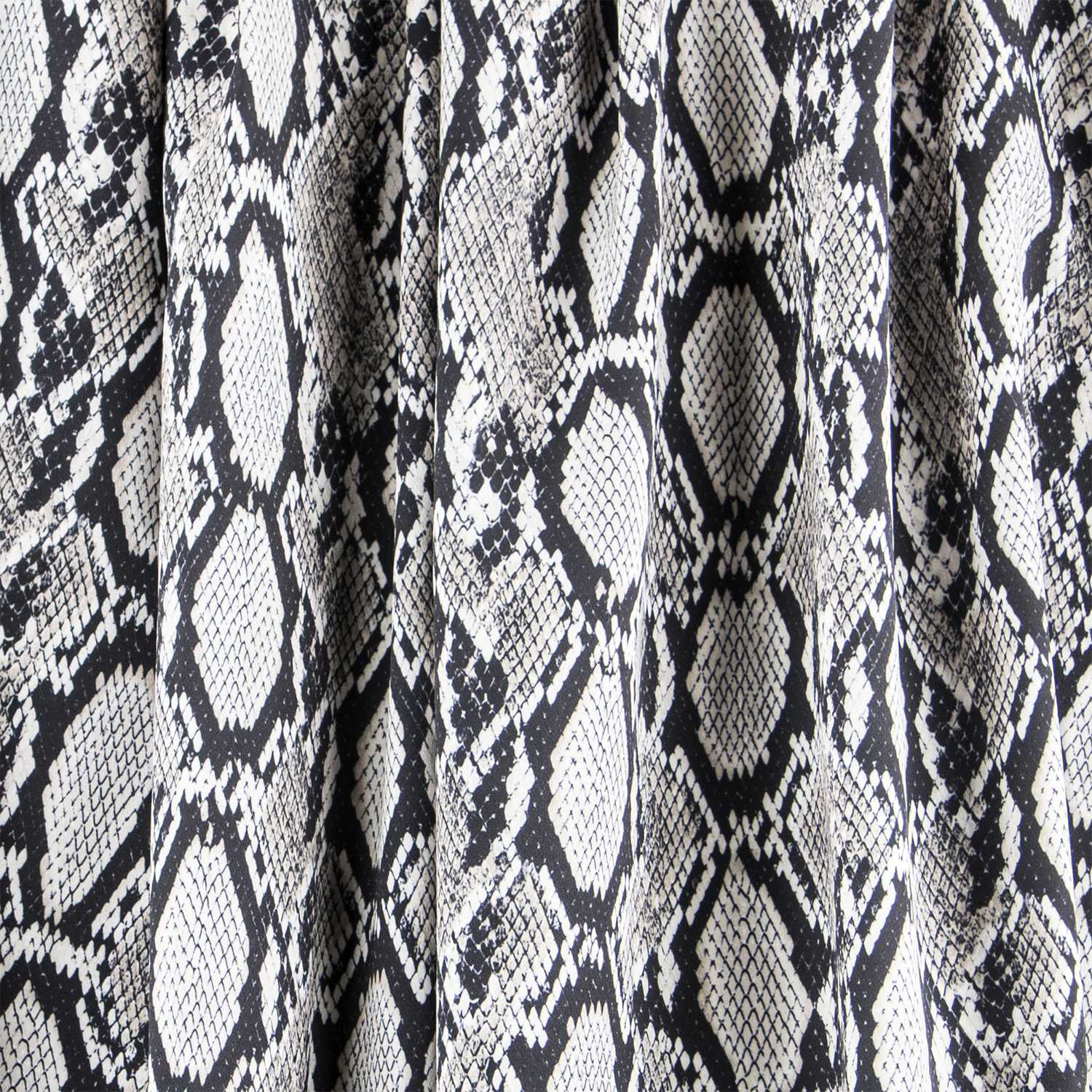 Georgette Animal Print Serpent Cuivre - Ribes y Casals