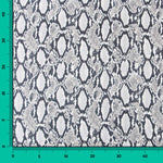 Georgette Animal Print Serpent Cuivre - Ribes y Casals