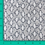 Georgette Animal Print Serpent Cuivre - Ribes y Casals