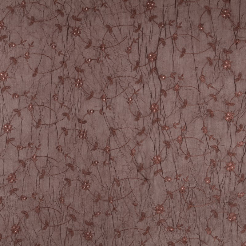 Georgette Crush Marron Brodée - Ribes y Casals