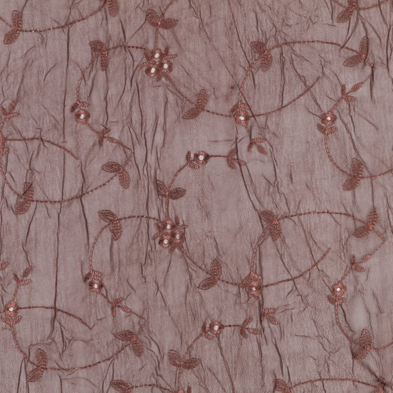 Georgette Crush Marron Brodée - Ribes y Casals