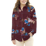 Georgette Fleurs Grenat - Ribes y Casals