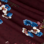 Georgette Fleurs Grenat - Ribes y Casals