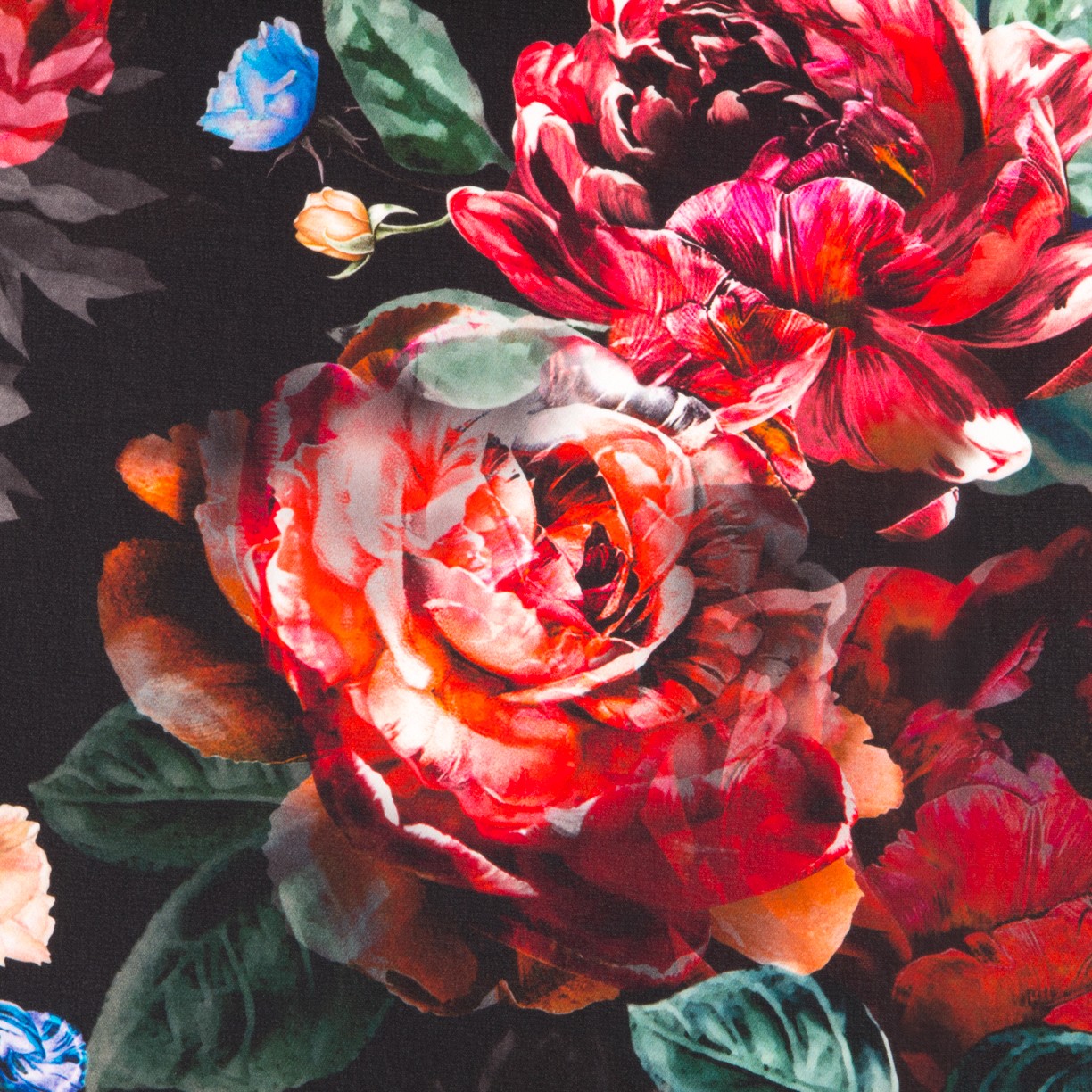 Georgette Fleurs Noir - Ribes y Casals