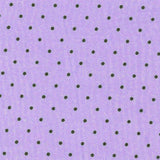 Georgette Pois Mauve Noir - Ribes y Casals