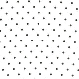 Georgette Pois Noir Fond Blanc - Ribes y Casals
