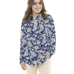 Georgette Tropicale Bleue - Ribes y Casals