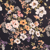 Georgette Floral Candela Noir - Ribes y Casals