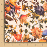 Georgette Floral Hiver Écru - Ribes y Casals