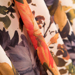 Georgette Floral Hiver Écru - Ribes y Casals