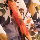 Georgette Floral Hiver Écru - Ribes y Casals