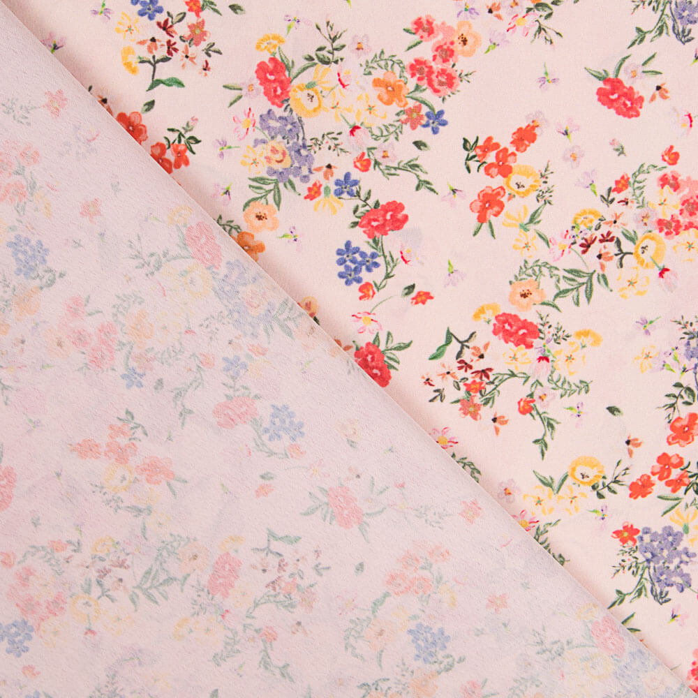 Georgette Petites Fleurs Bouquet Rose - Ribes y Casals