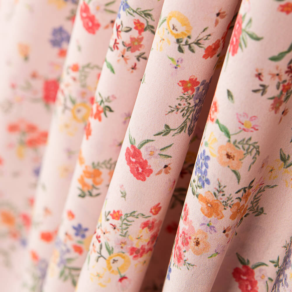 Georgette Petites Fleurs Bouquet Rose - Ribes y Casals