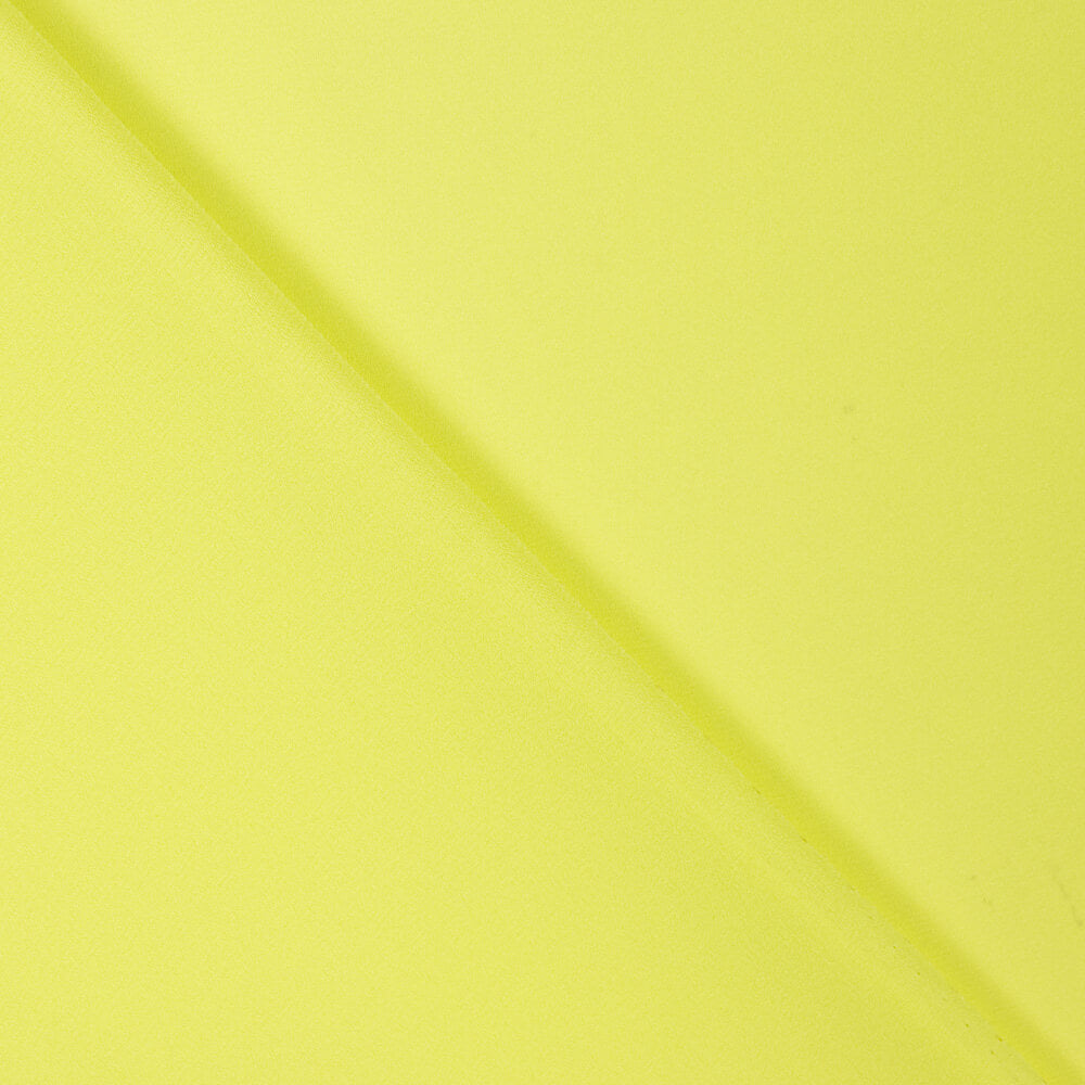 Georgette Polyester Jaune Acide - Ribes y Casals