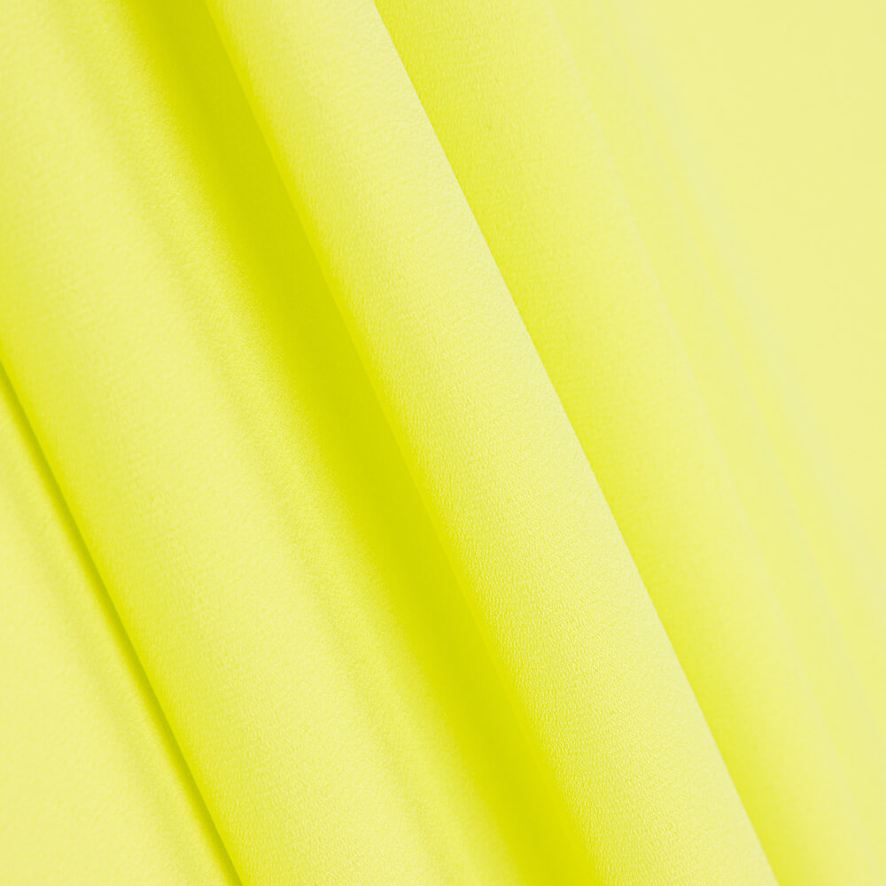 Georgette Polyester Jaune Acide - Ribes y Casals