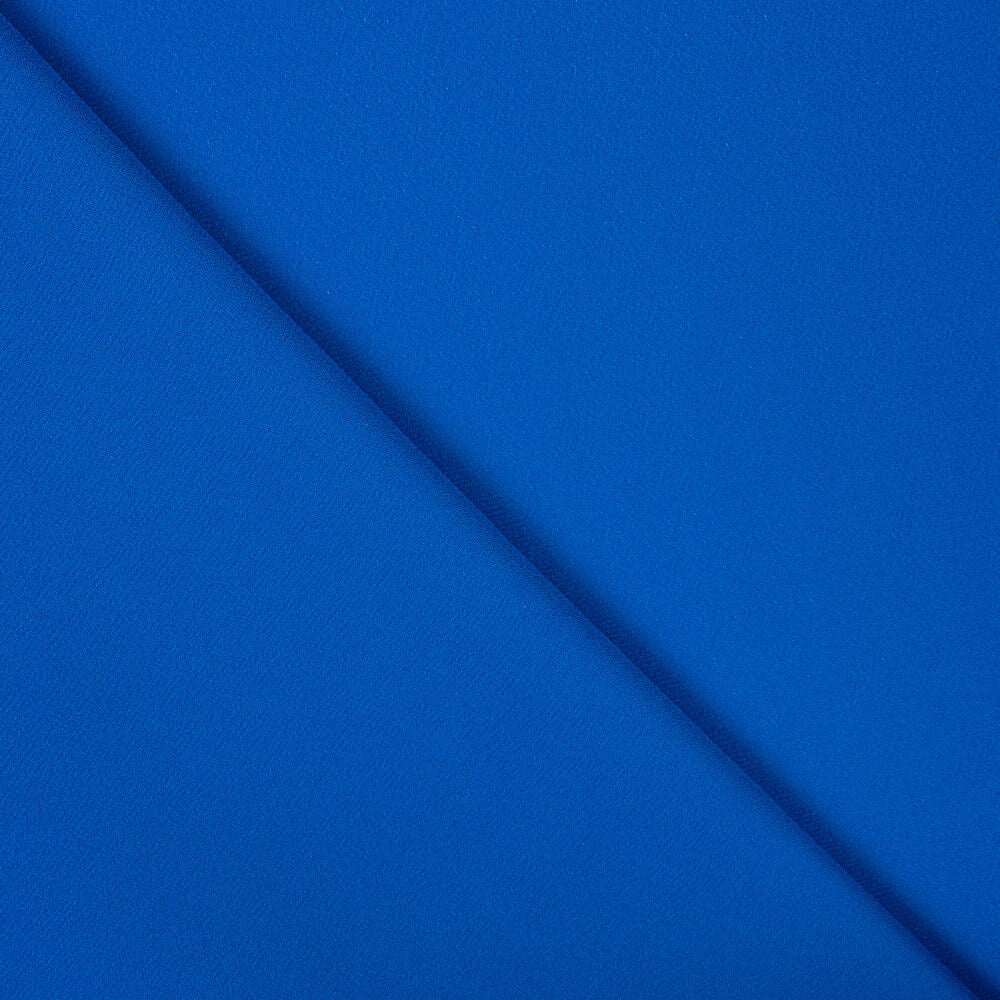 Tissu Georgette Polyester bleu - Ribes y Casals