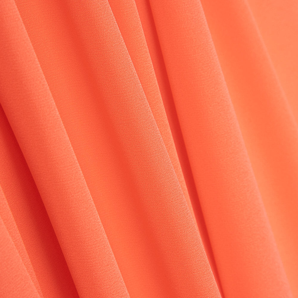 Tissu Georgette Polyester Corail - Ribes y Casals