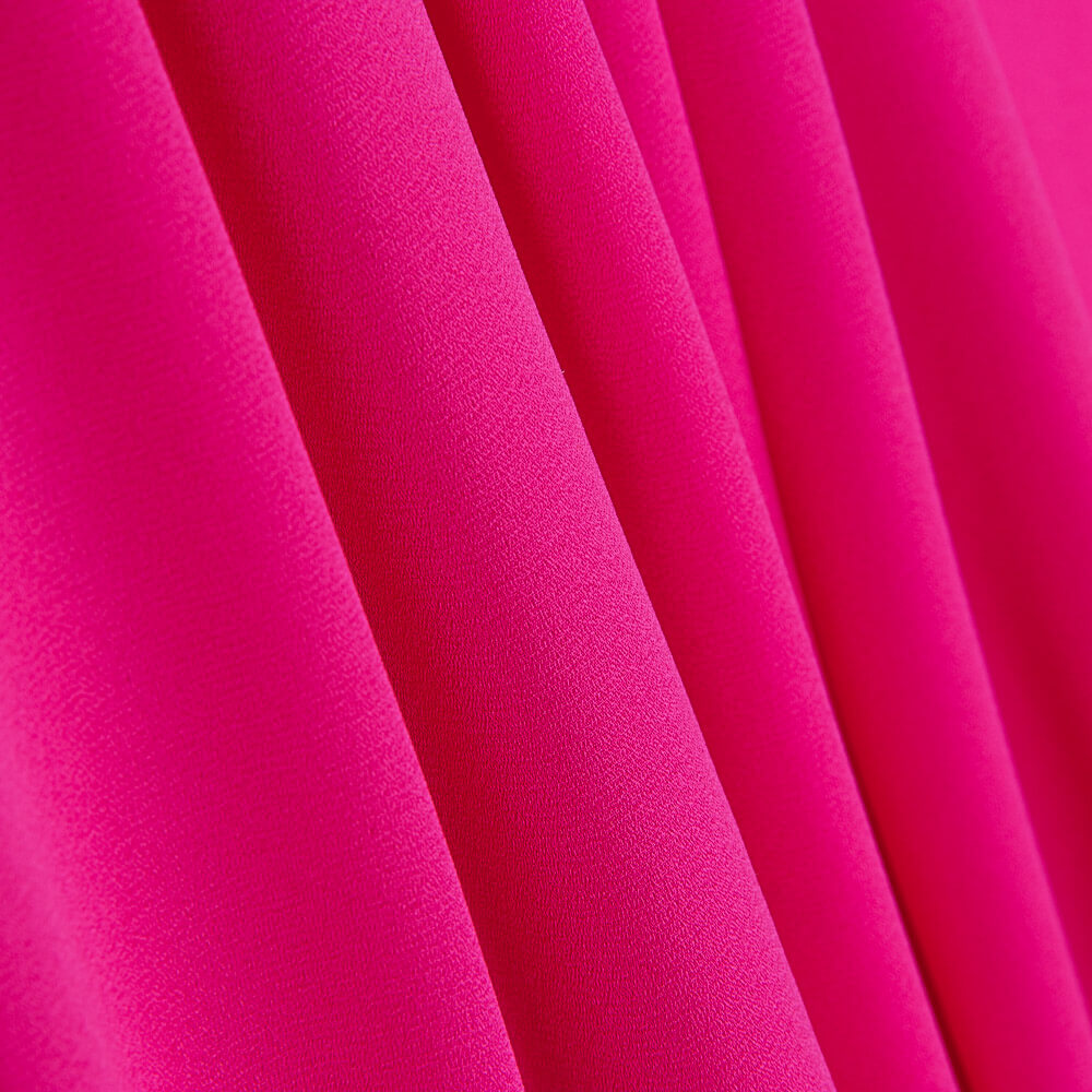 Tissu Georgette Polyester Fuchsia - Ribes y Casals