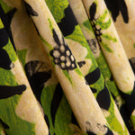 Hanoi Polyester Georgette Vert Citron - Ribes y Casals