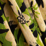 Hanoi Polyester Georgette Vert Citron - Ribes y Casals