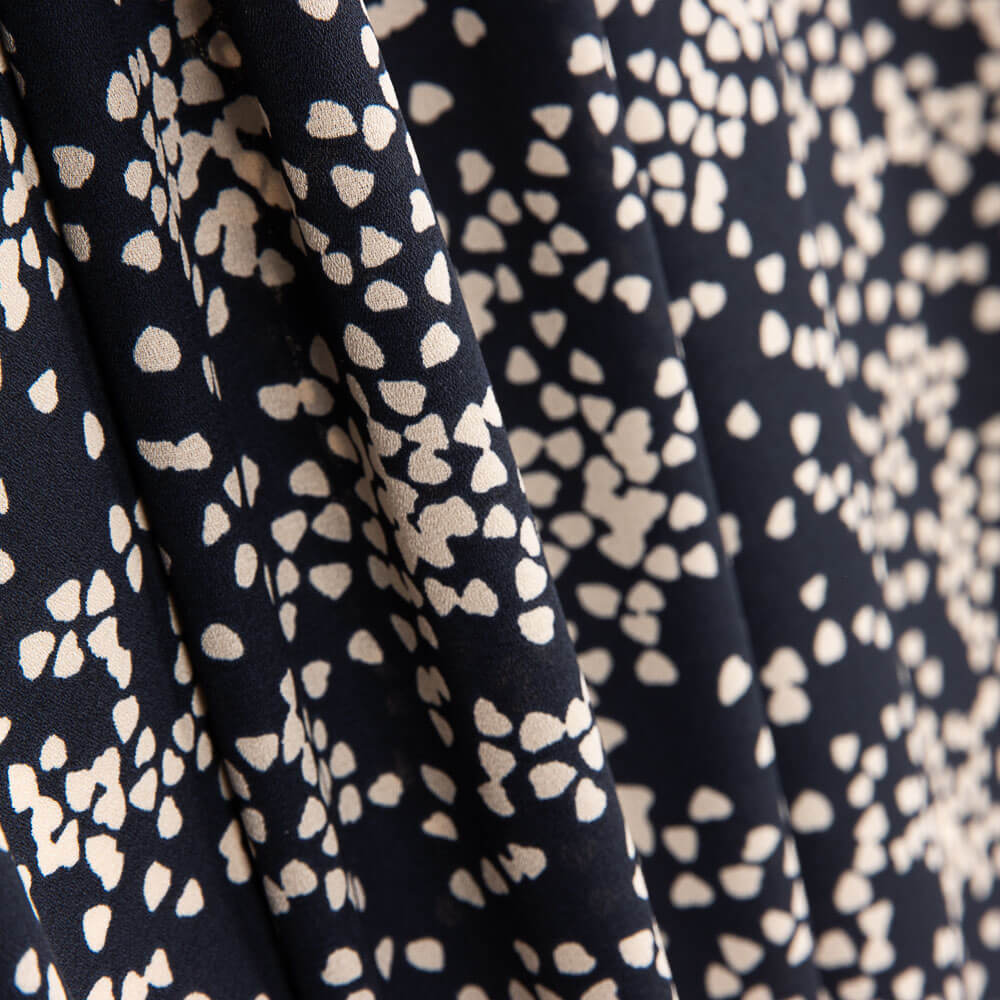 Georgette Poliéster Estampado Petals - Ribes y Casals