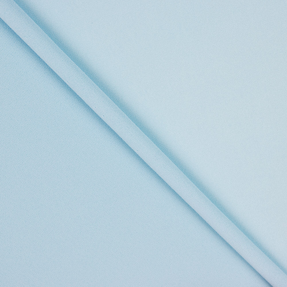 Georgette Polyester Gala Bleu Clair - Ribes y Casals
