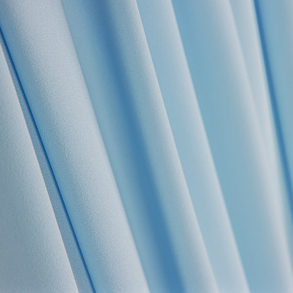 Georgette Polyester Gala Bleu Clair - Ribes y Casals