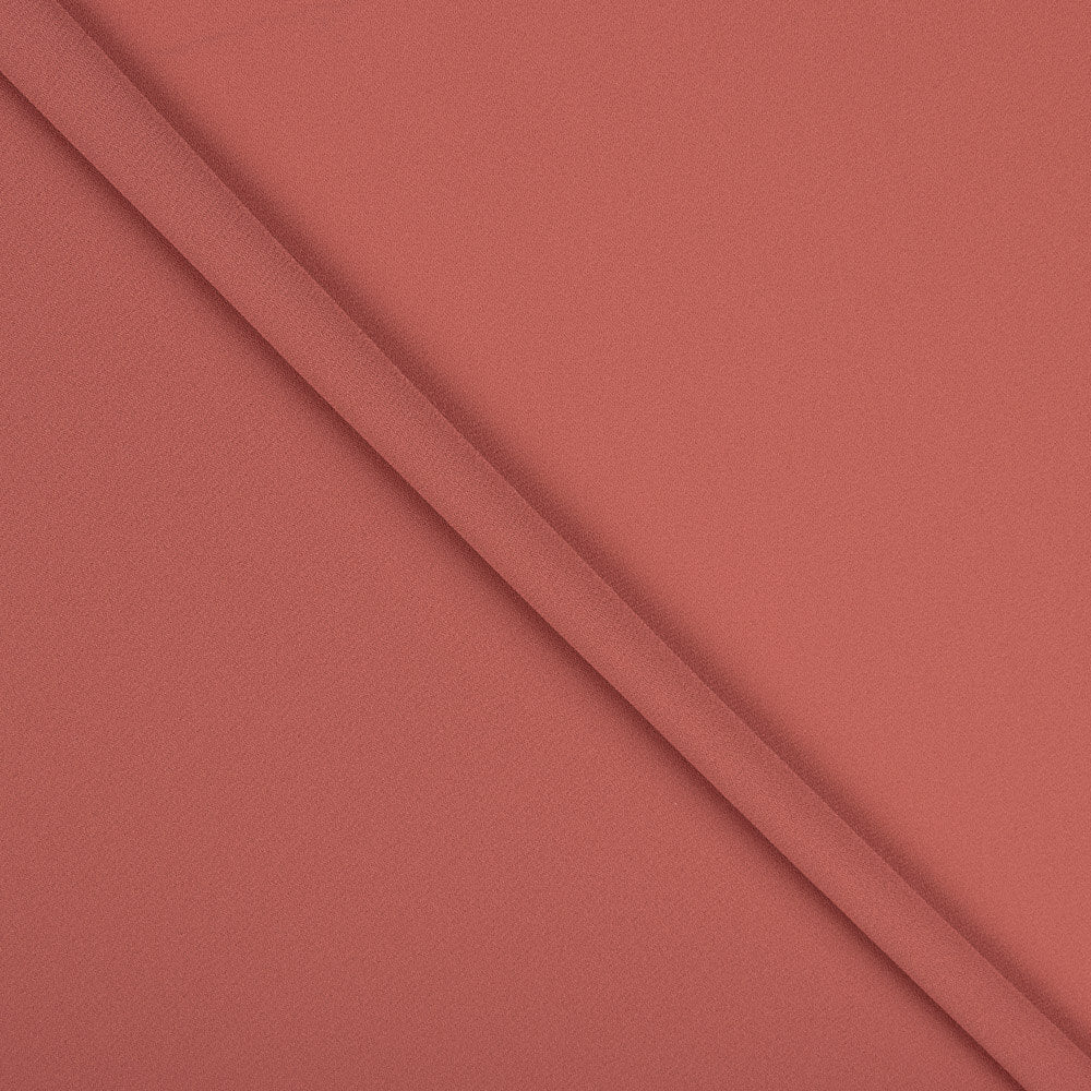 Georgette Polyester Gala Corail Foncé - Ribes y Casals