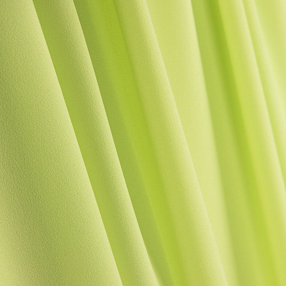 Georgette Polyester Gala Citron Vert - Ribes y Casals