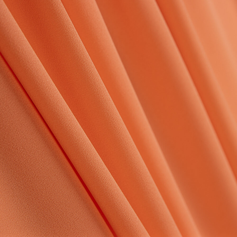 Georgette Polyester Gala Doux Orange - Ribes y Casals
