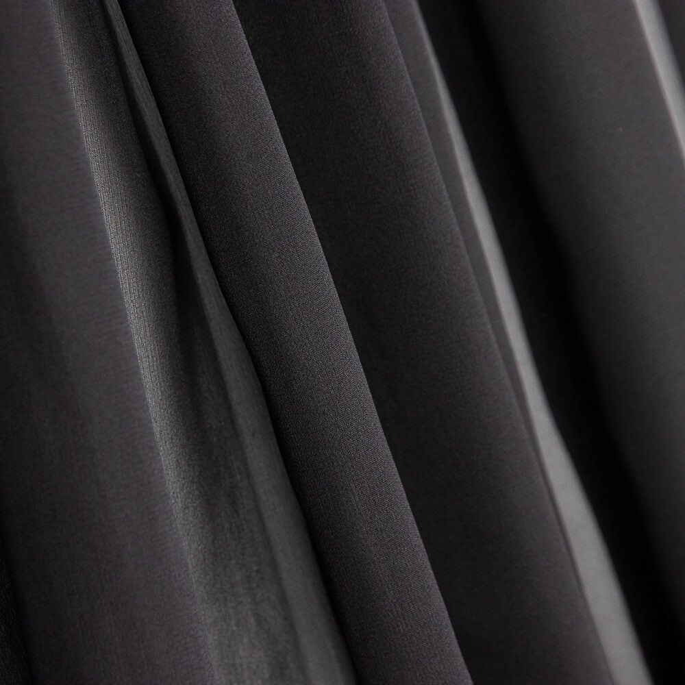 Georgette Soie Noir - Ribes y Casals