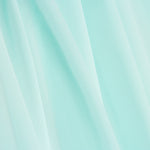 Georgette Soie Turquoise Clair - Ribes y Casals