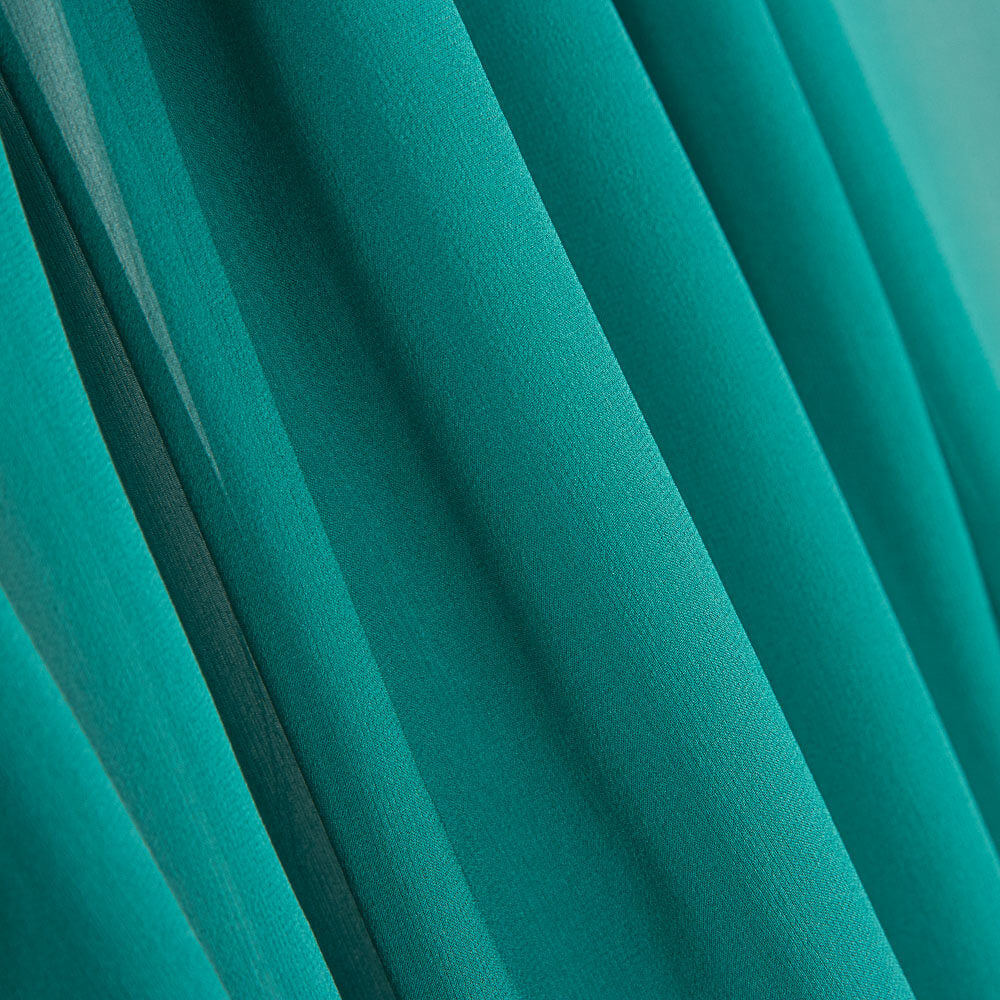 Georgette Soie Verte - Ribes y Casals