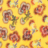 Georgette Viscose Orientale Jaune - Ribes y Casals