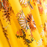 Georgette Viscose Orientale Jaune - Ribes y Casals