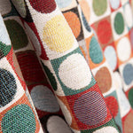 Tissu Chenille Gobelin Cercles Multicolores - Ribes y Casals