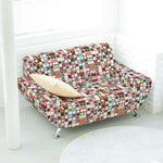 Tissu Chenille Gobelin Cercles Multicolores - Ribes y Casals