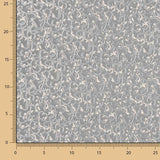 Tissu Damas Lurex Floral Gris et Argent - Ribes y Casals