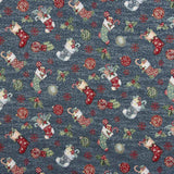 Gobelin Lurex Noël Bleu - Ribes y Casals