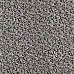 Tissu Damas Lurex Floral Noir et Blanc - Ribes y Casals