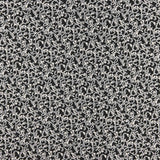 Tissu Damas Lurex Floral Noir et Blanc - Ribes y Casals