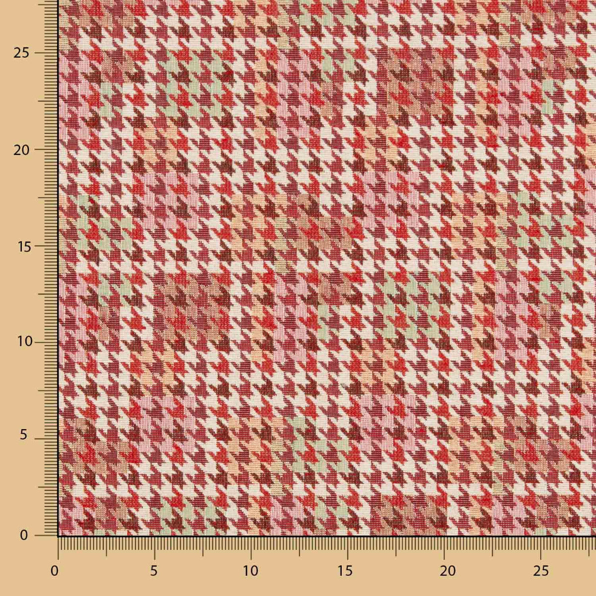 Gobelin pied-de-poule rouge - Ribes y Casals