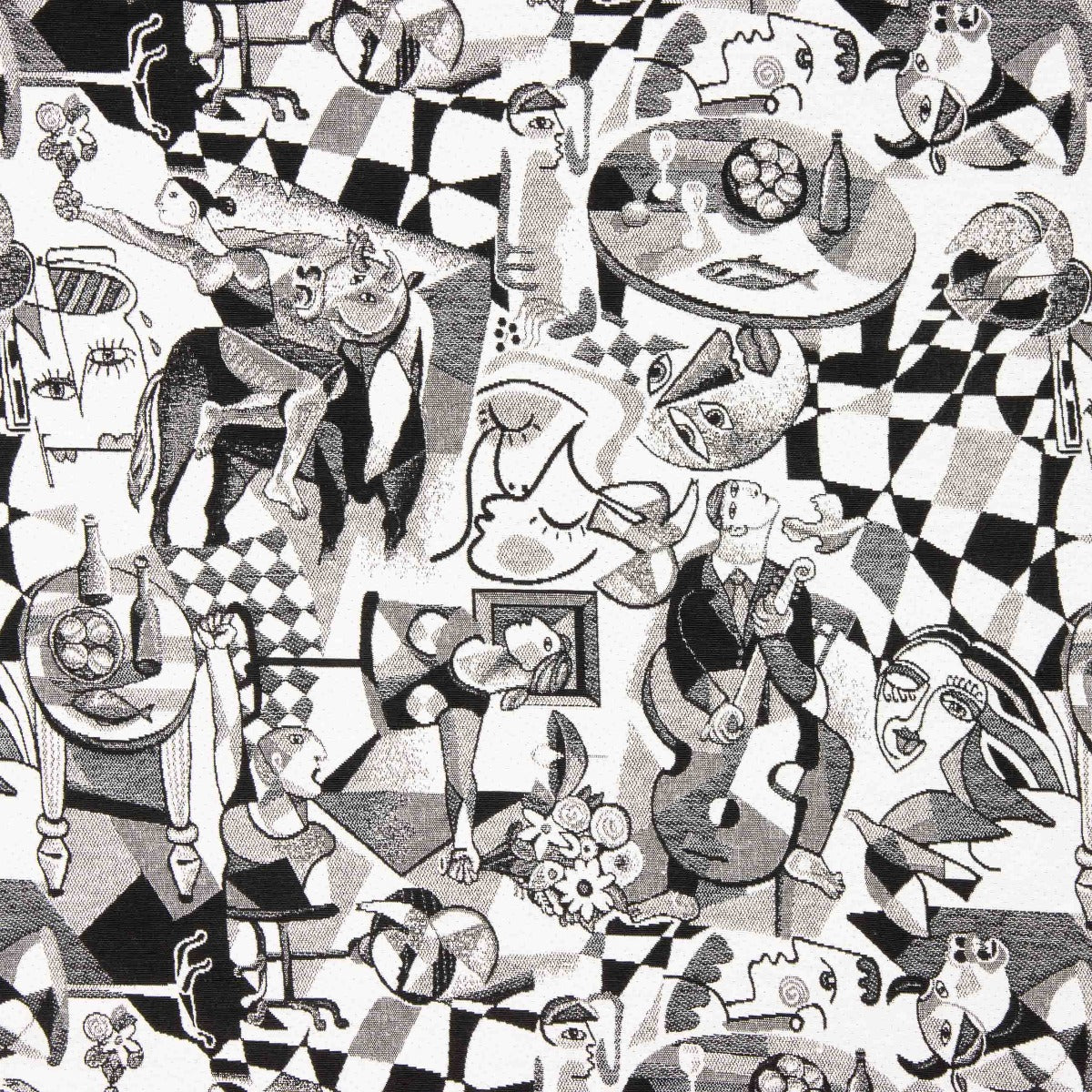 Gobelin Picasso noir et blanc - Ribes y Casals